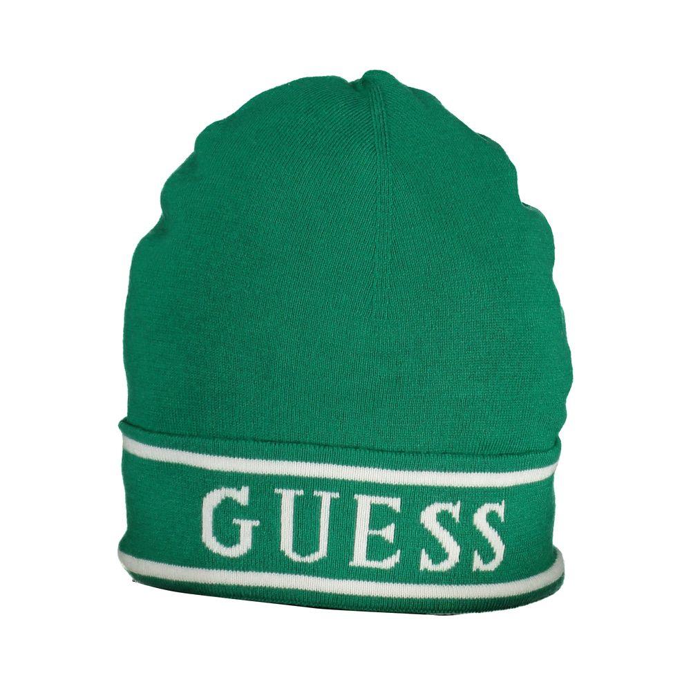 Guess Jeans Green Cotton Hat - PER.FASHION