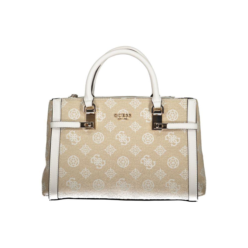 Guess Jeans White Cotton Handbag - PER.FASHION