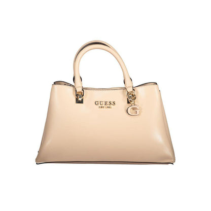 Guess Jeans Beige Polyethylene Handbag - PER.FASHION