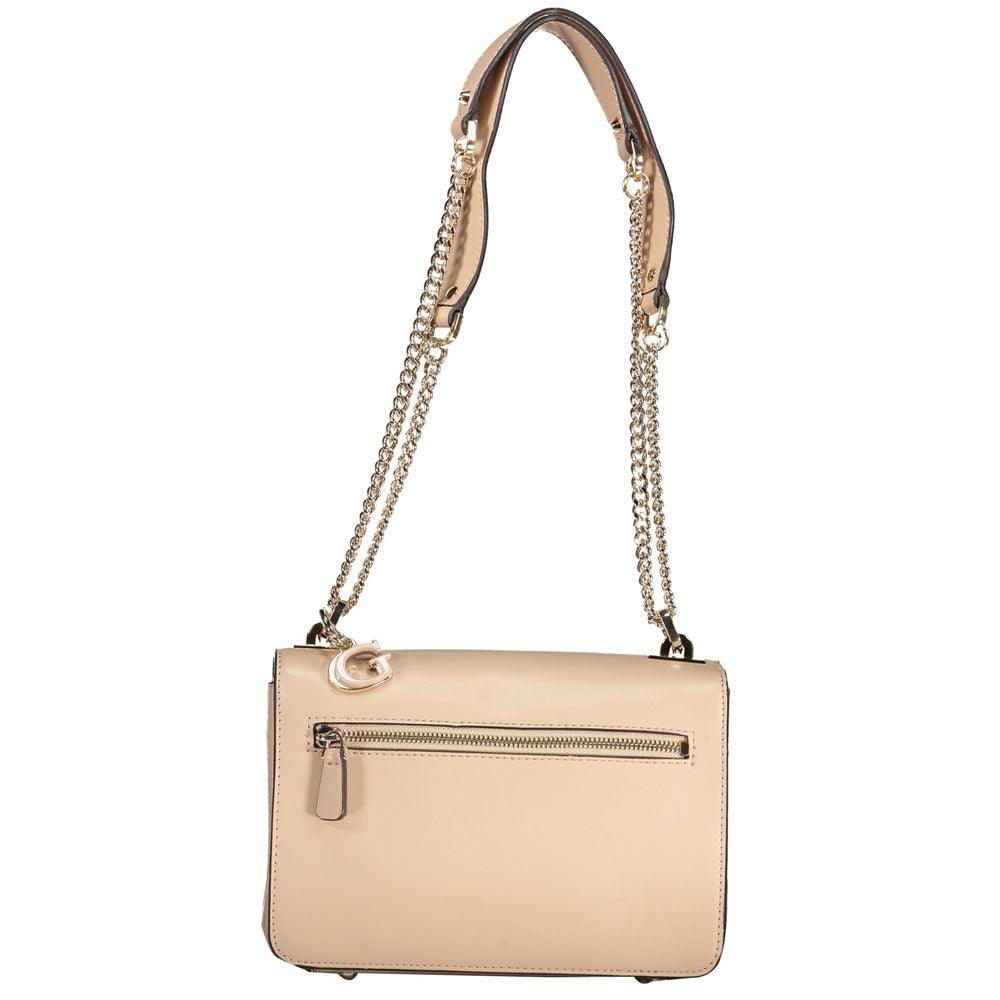 Guess Jeans Beige Polyethylene Handbag - PER.FASHION