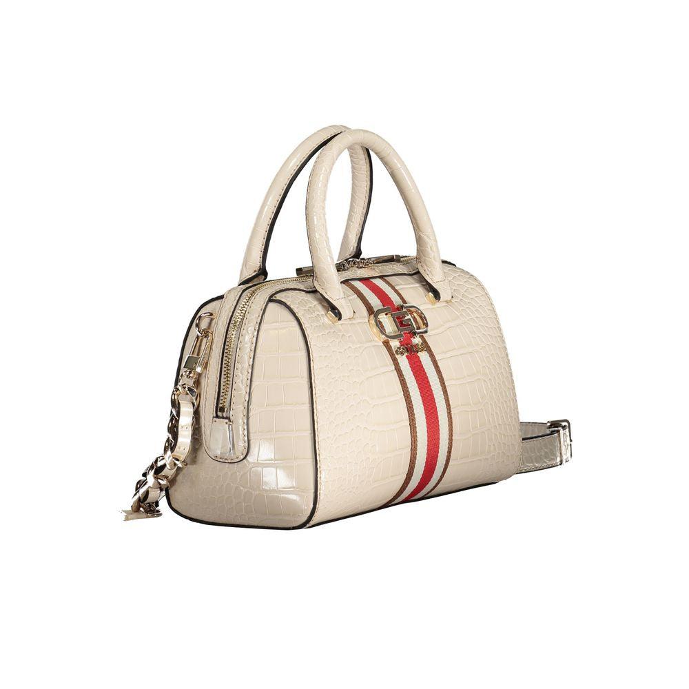 Guess Jeans Beige Polyethylene Handbag - PER.FASHION