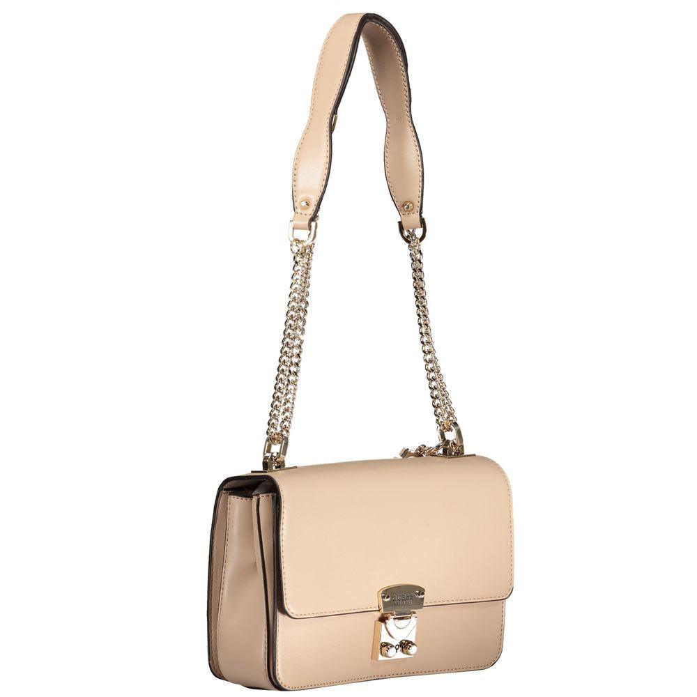 Guess Jeans Beige Polyethylene Handbag - PER.FASHION