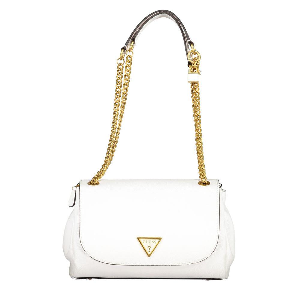 Guess Jeans White Polyethylene Handbag - PER.FASHION