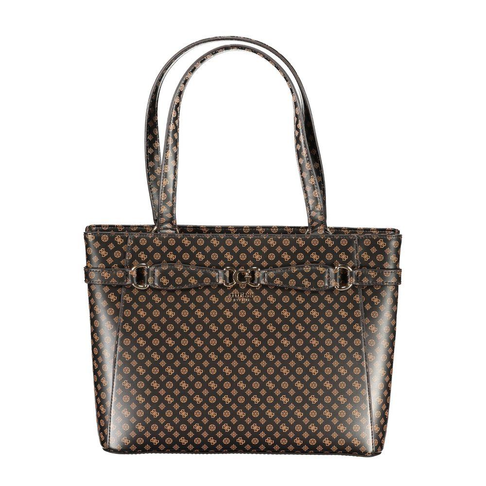 Guess Jeans Brown Polyethylene Handbag - PER.FASHION