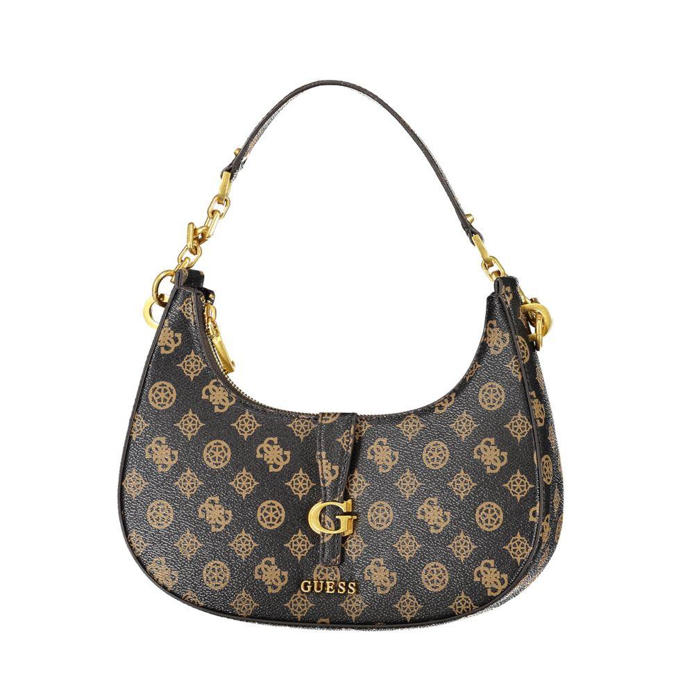 Guess Jeans Brown Polyethylene Handbag - PER.FASHION