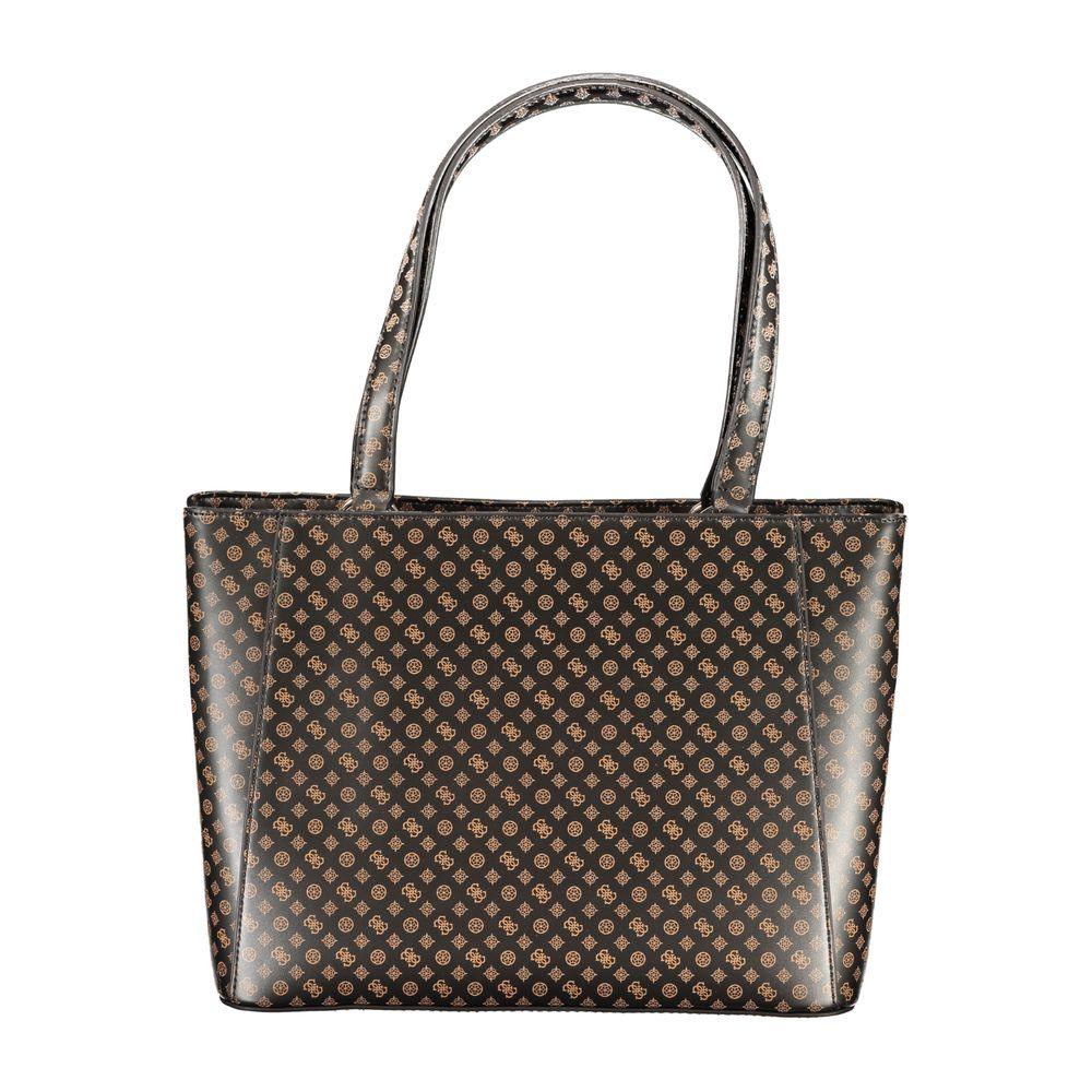 Guess Jeans Brown Polyethylene Handbag - PER.FASHION