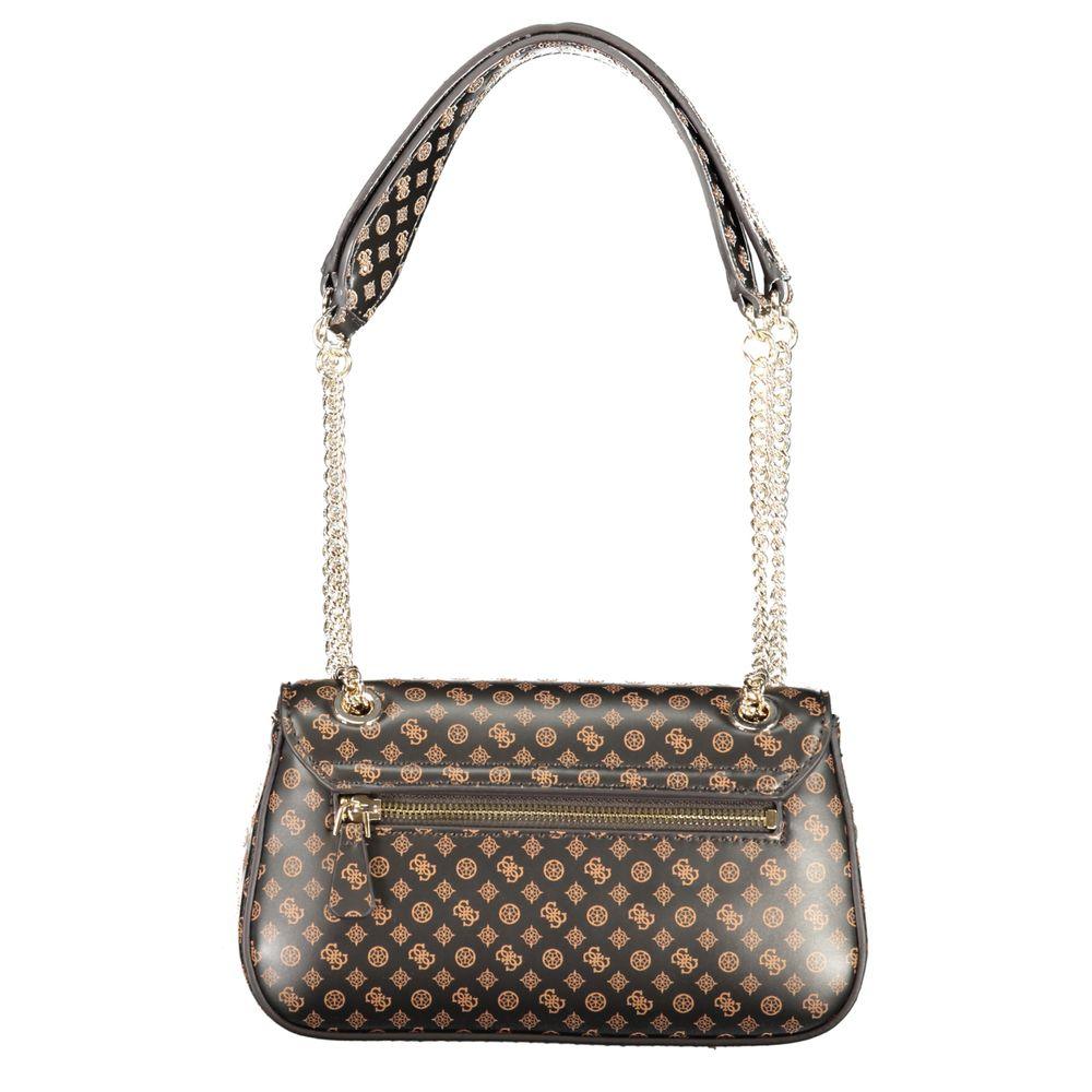 Guess Jeans Brown Polyethylene Handbag - PER.FASHION