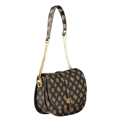 Guess Jeans Brown Polyethylene Handbag - PER.FASHION