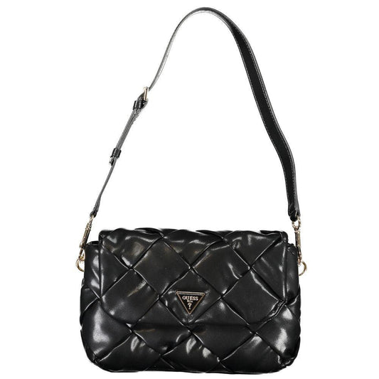 Guess Jeans Black Polyethylene Handbag - PER.FASHION