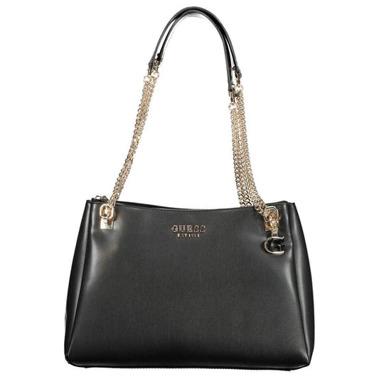 Guess Jeans Black Polyethylene Handbag - PER.FASHION