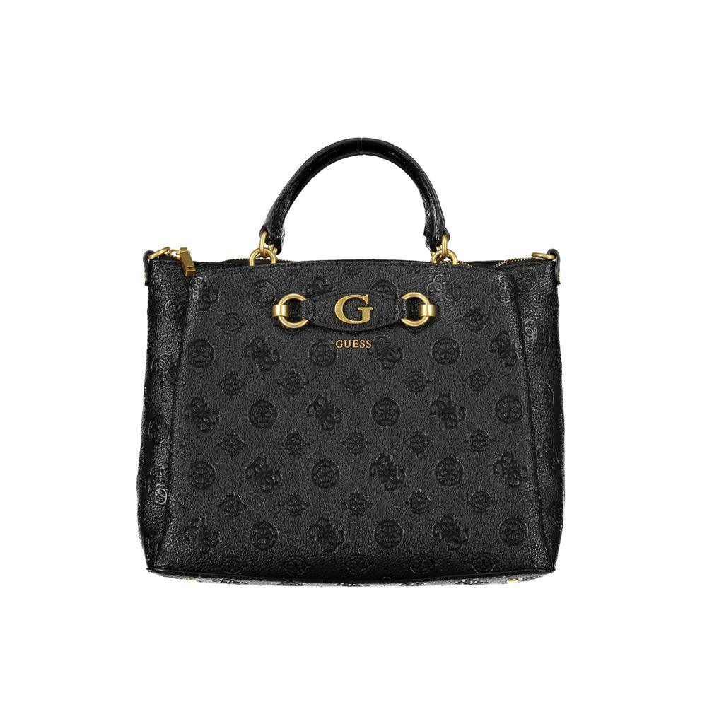 Guess Jeans Black Polyethylene Handbag - PER.FASHION