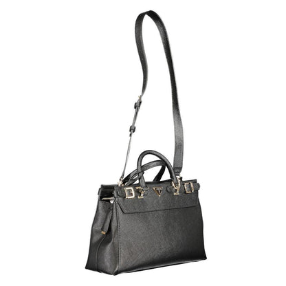 Guess Jeans Black Polyethylene Handbag - PER.FASHION