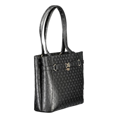 Guess Jeans Black Polyethylene Handbag - PER.FASHION