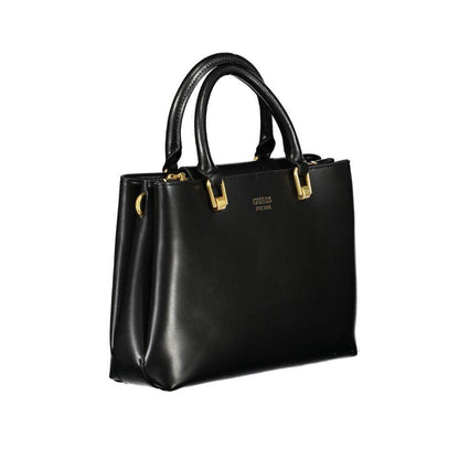 Guess Jeans Black Polyethylene Handbag - PER.FASHION