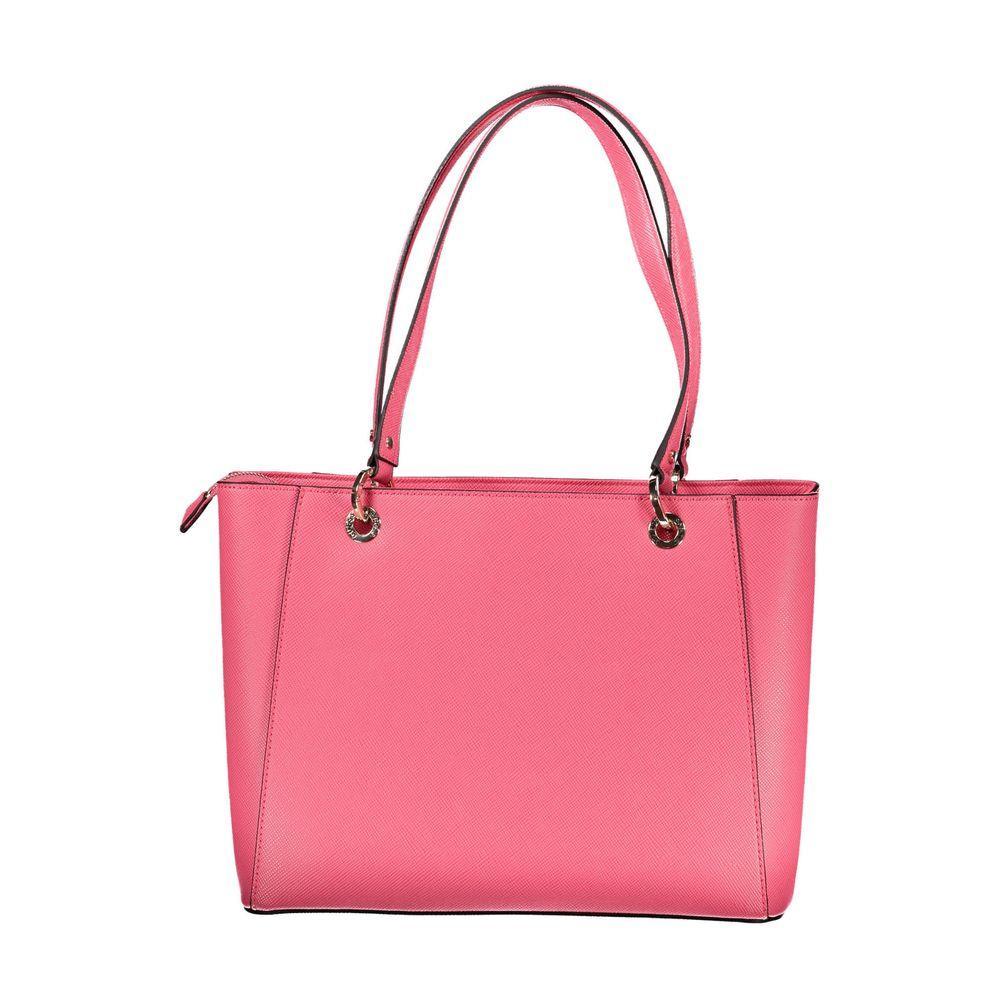Guess Jeans Pink Polyethylene Handbag - PER.FASHION