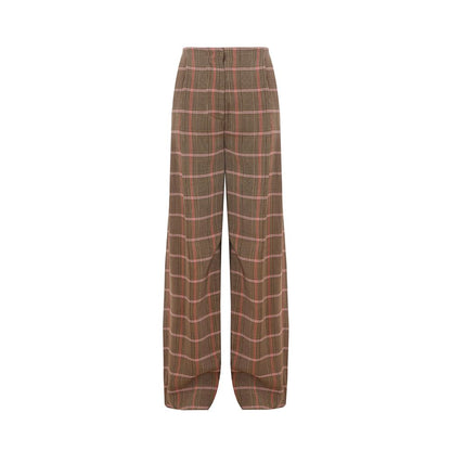 Lardini Elegant Brown Viscose Pants for Women