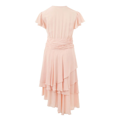 Lardini Elegant Pink Acetate Dress