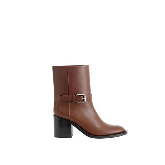 Burberry Brown Leather Boot - PER.FASHION