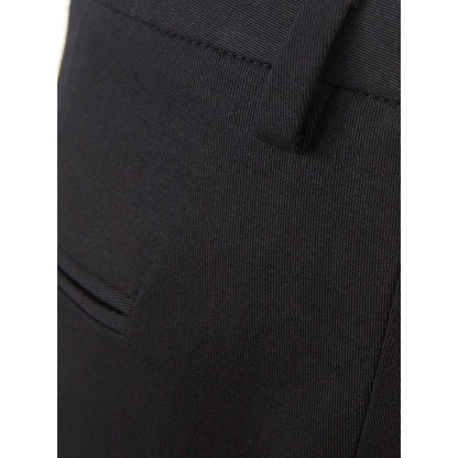 Pantalone Elegante Lardini in Cotone Nero da Donna
