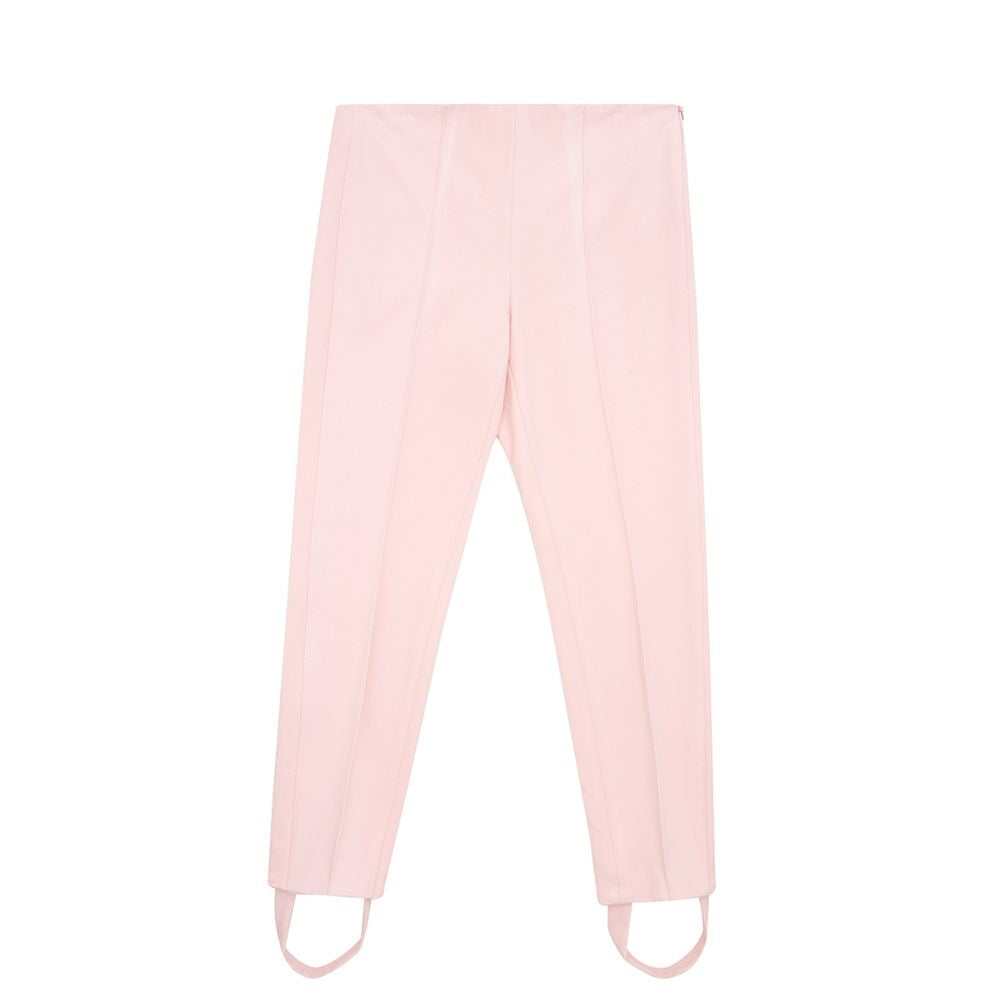 Pantaloni Lardini Chic in Viscosa Rosa per serate Eleganti