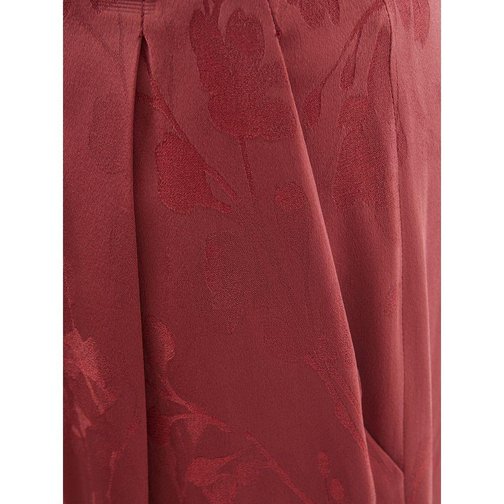 Lardini Elegant Red Tailored Pants
