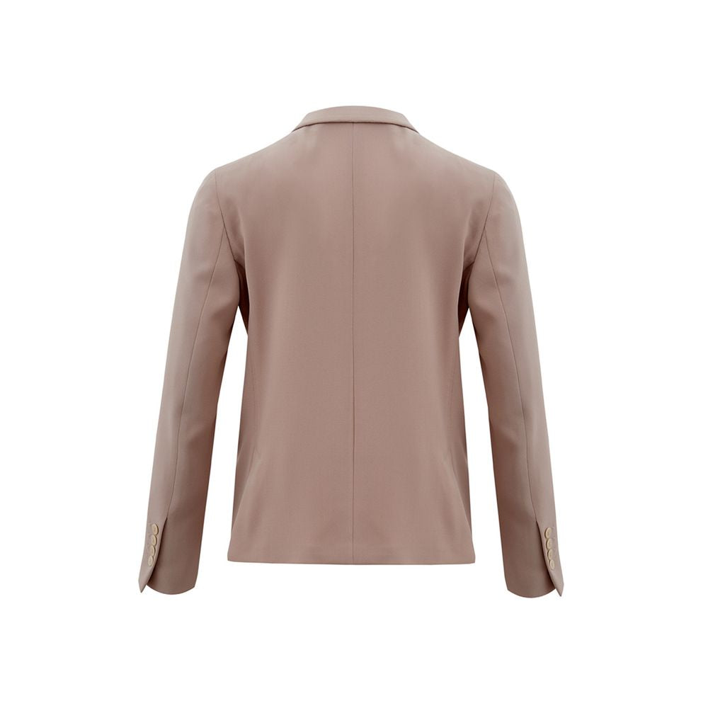 Lardini Elegant Gray Italian Polyester Jacket for Women