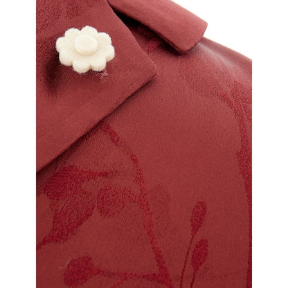 Camicia Elegante da Donna Lardini in Acetato Rosso
