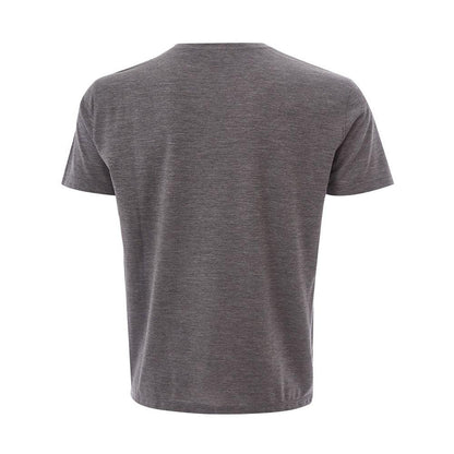 Lardini Elegant Gray Woolen Designer T-Shirt