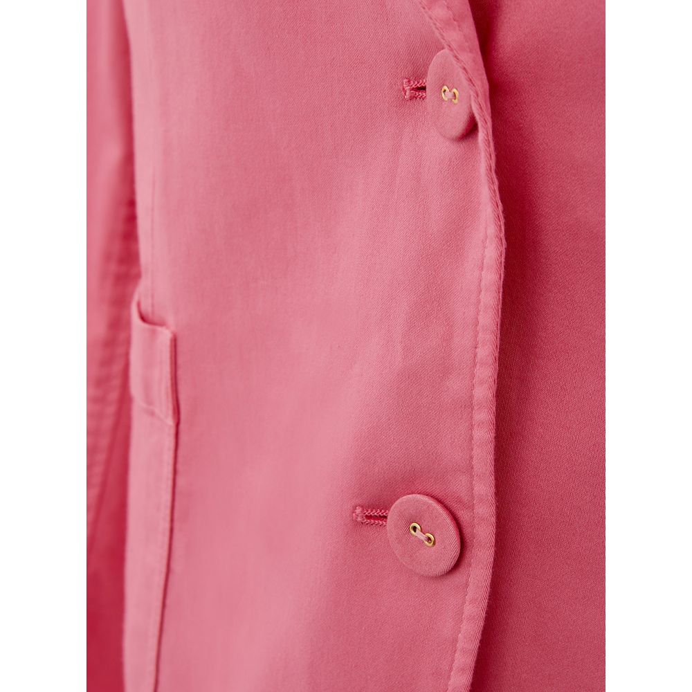 Giacca Lardini Elegante In Cotone Rosa