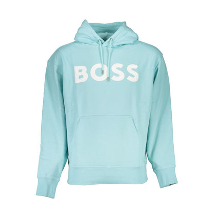 Hugo Boss Light Blue Cotton Sweater