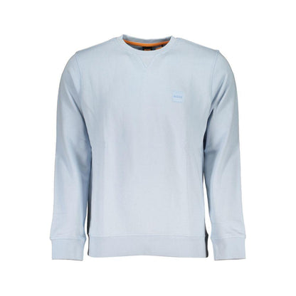 Hugo Boss Light Blue Cotton Sweater - PER.FASHION