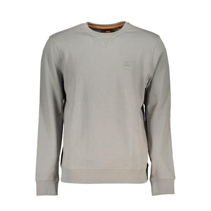 Hugo Boss Gray Cotton Sweater - PER.FASHION