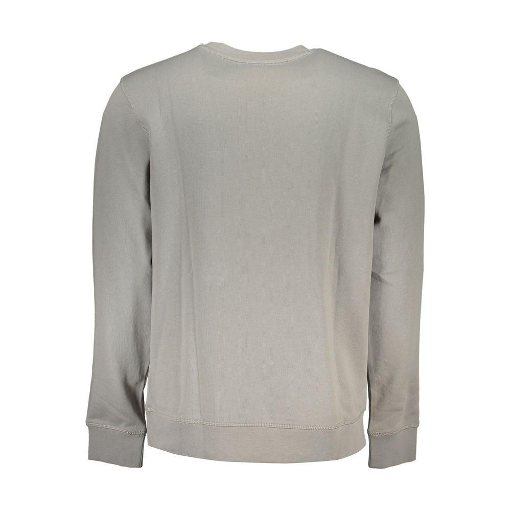 Hugo Boss Gray Cotton Sweater - PER.FASHION