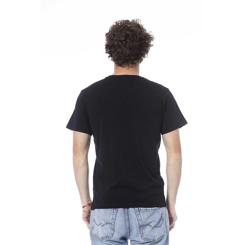 Iceberg Black Cotton T-Shirt - PER.FASHION