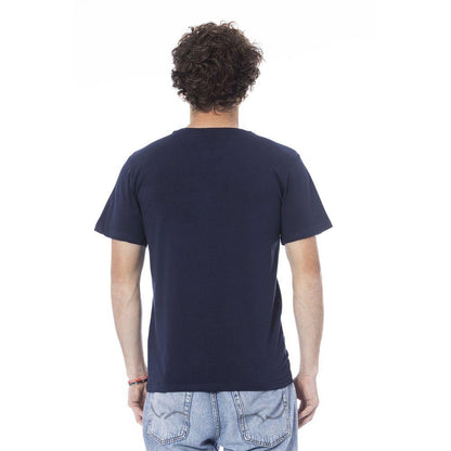 Iceberg Blue Cotton T-Shirt - PER.FASHION