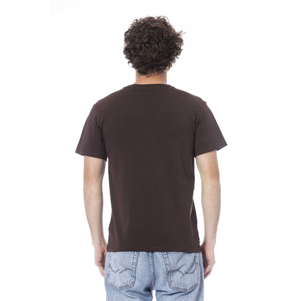 Iceberg Brown Cotton T-Shirt - PER.FASHION