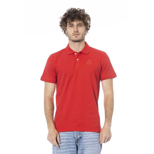 Iceberg Red Cotton Polo Shirt - PER.FASHION