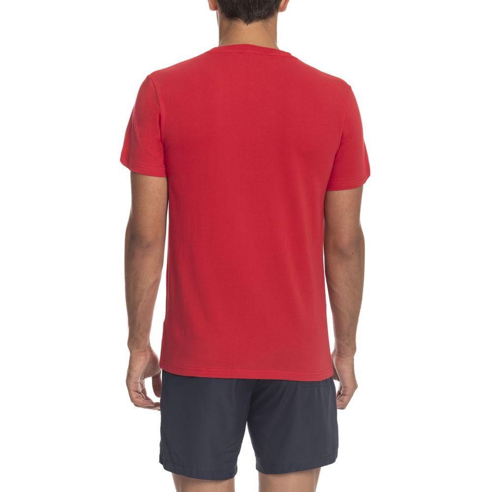 Iceberg Red Cotton T-Shirt - PER.FASHION