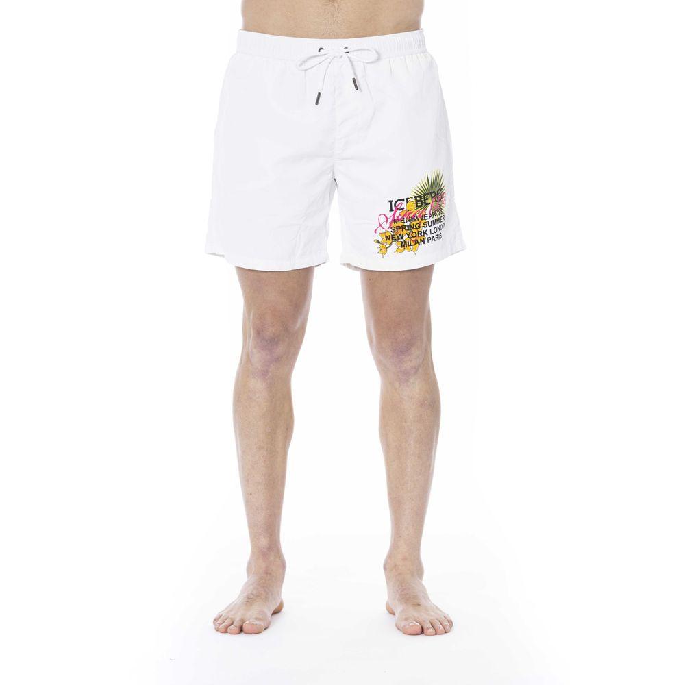 Iceberg White Polyester Swimwear - PER.FASHION