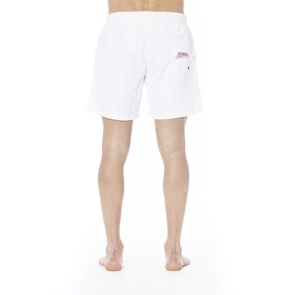 Iceberg White Polyester Swimwear - PER.FASHION