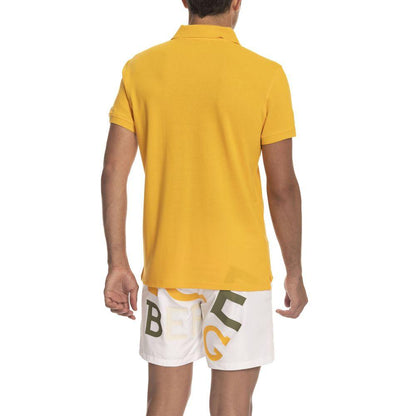 Iceberg Yellow Cotton Polo Shirt - PER.FASHION