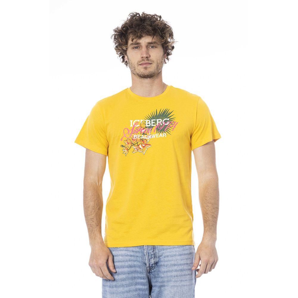 Iceberg Yellow Cotton T-Shirt - PER.FASHION