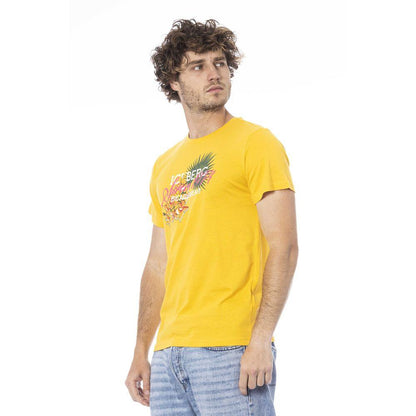 Iceberg Yellow Cotton T-Shirt - PER.FASHION