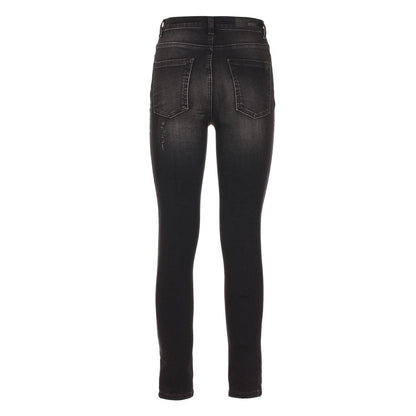 Imperfect Sleek Black Cotton-Blend Sweat Pants - PER.FASHION