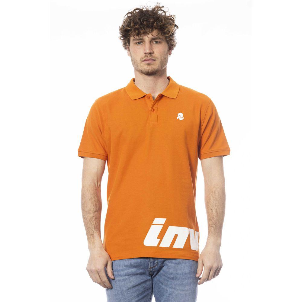Invicta Elegant Orange Short Sleeve Polo for Men - PER.FASHION