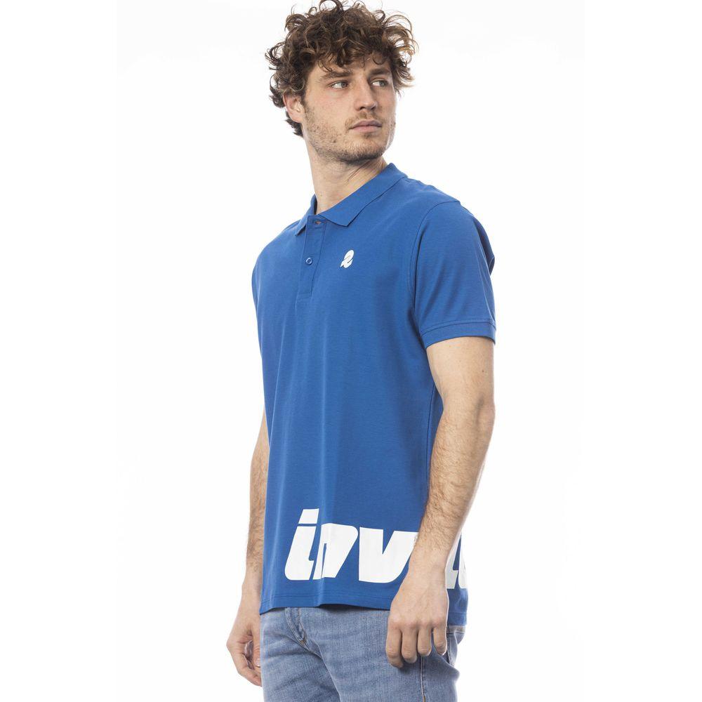 Invicta Elegant Short Sleeve Blue Polo Shirt - PER.FASHION