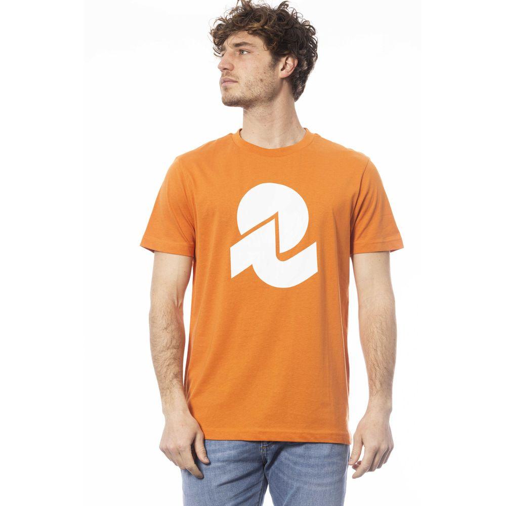 Invicta Orange Logo Crew Neck Tee - PER.FASHION