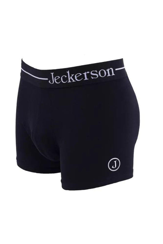 Jeckerson Sleek Monochrome Boxers with Branded Band - PER.FASHION