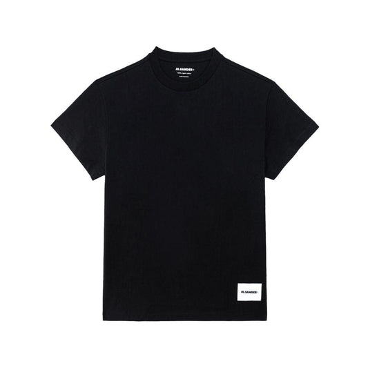 Jil Sander Black Cotton Organic T-Shirt - PER.FASHION