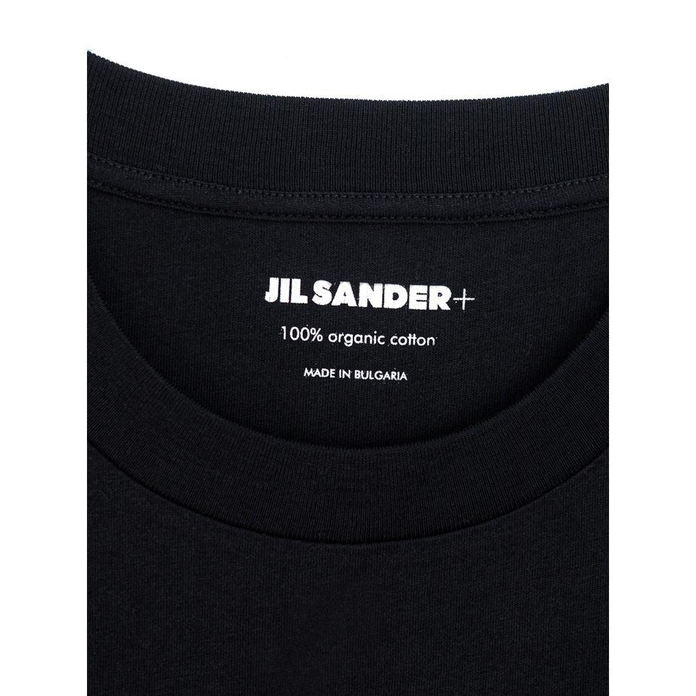 Jil Sander Black Cotton Organic T-Shirt - PER.FASHION